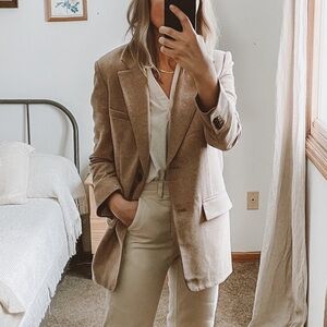 The Oversized Blazer from Everlane (no longer available) Brown Wool Blend Blazer